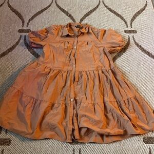 18 Centimeters brown  Button-Up Shirt